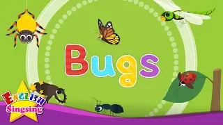 Bugs Kids Vocab Insects Bugs Butterfly Bee Ant Words