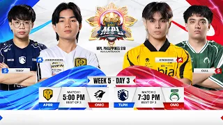 🔴 LIVE | MPL PH S18 | ENGLISH - Week 5 Day 3