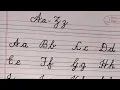 English handwriting styles A to Z cursive writing Aa to Zz Write in style
