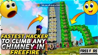 FASTEST PLAYER TO CLIMB ANY CHIMNEY IN FREEFIRE 😱