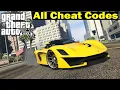GTA 5 cheat codes for PC All cheat codes for gta 5 Part 1