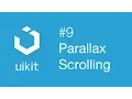 UIkit web framework Parallax scrolling