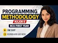 Programming Methodology One Shot BCA First Year Major II
