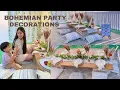 Backyard Bohemian Themed Party BOHO Party Ideas Father s Day Celebration