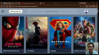 Movies Day Out - app Demo
