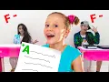 Download Lagu Nastya shows her friends how important it is to learn in school - Hindi Collection