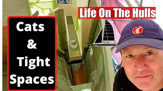 Ep114 It’s a bit tight in here – Life On The Hulls – How to build a Catamaran