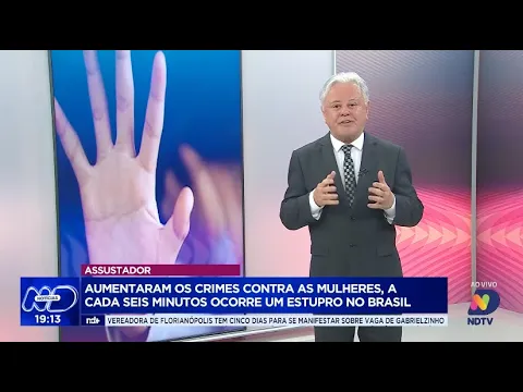 Assustador: aumentaram os crimes contra as mulheres, a cada seis minutos ocorre um estupro no Brasil