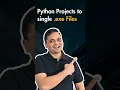 How to turn python project in exe file