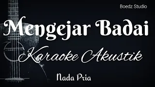 Download Mengejar Badai - Nada Pria - Meggie Z - Karaoke Akustik MP3