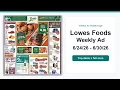 Lowes Foods Weekly Ad 26 - 26 Top Deals