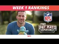 2025 Week 1 Rankings Starts Sits 2025 Week 1 NFL Injuries Week 1 Fantasy Football Rankings