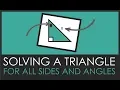 Trigonometry Solving a Right-Triangle