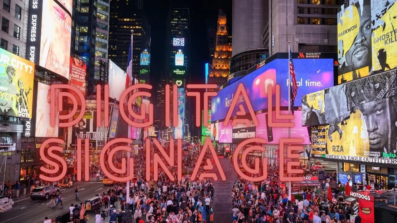 Outline Video Digital Signage | Salon Offer