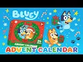 Bluey Christmas Advent Calender From Walmart Unboxing Review