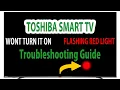Toshiba TV Wont Turn on And Flashing Red Light Troubleshooting Guide