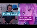 Download Lagu end of a life - Calliope Mori: First time listening! (piano cover)