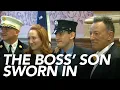 Sam Springsteen Bruce Springsteen s son sworn in as Jersey City firefighter