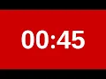45 Second Timer - 45 Second Countdown
