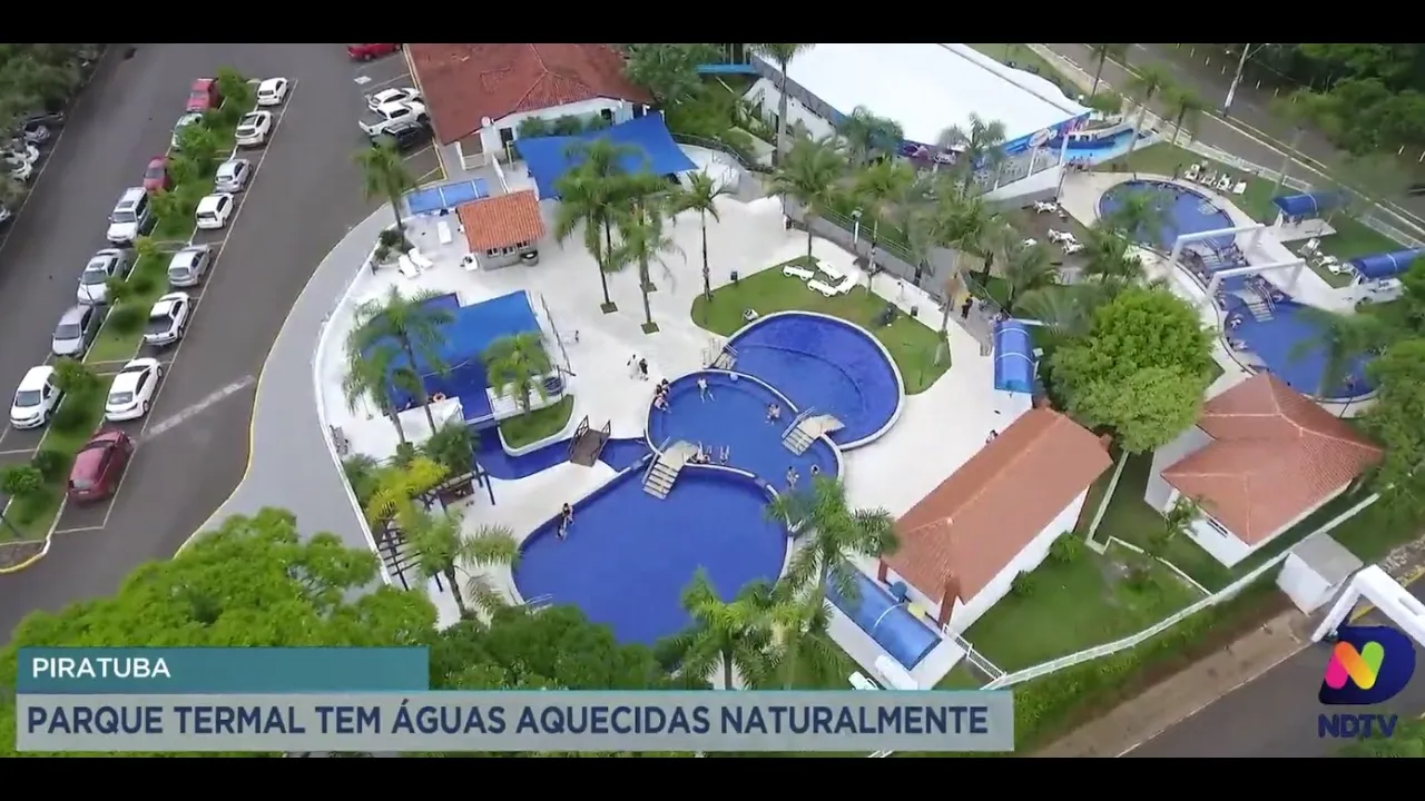Conheça o parque termal, em Piratuba, com águas aquecidas naturalmente