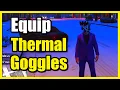How to Equip Put on Night Vision or Thermal Goggles GTA 5 Online Fast Tutorial