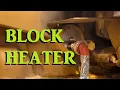 FMTV CAT 3116 ENGINE BLOCK HEATER Install