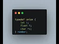 C programming tutorial - Part 24 unions
