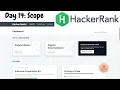 Day 14 Scope 30 days of code Hackerrank Language Hind Code With Pankaj