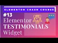 Elementor Testimonial Widget How to add cool Testimonials on your WordPress Elementor Websites