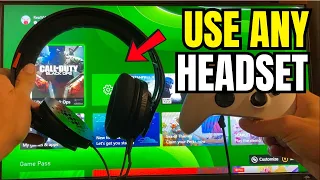 Xbox Series X S How To Use Connect Any Wired Gaming Headset To Controller Tutorial Easy  Xbox Series X S How To Use Connect Any Wired Gaming Headset To Controller Tutorial Easy