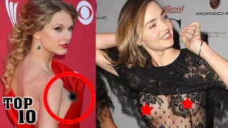 top 10 shocking celebrity wardrobe malfunctions