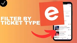 How to filter your searches by ticket type in the Eventbrite app