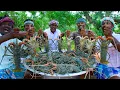 Download Lagu BIG LOBSTER | 50 KG Lobster Fry Cooking and Eating In Village | Lobster Recipes with Indian Masala