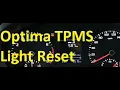 How to Reset The TPMS Light 2010-2015 Kia Optima and What to do if it Will Not Go Off