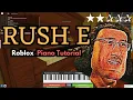 RUSH E EASY Piano Tutorial SHEETS IN DESCRIPTION