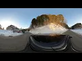 VR 真冬の飛騨 雪の道 Midwinter HIDA - Snowy Road TEST.ver