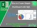 How to Create Dashboard with MS SQL in Excel Tamil
