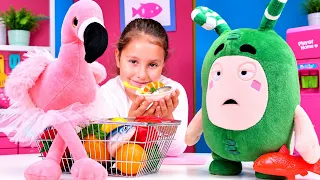 Oddbods Mağazasında Mutfak Zamanı! 🦩 Flamingo İçin Balık Çorbası Pişirelim