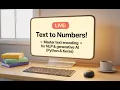 LIVE Text to Numbers Master Text Encoding for NLP Generative AI Python Keras