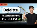 Deloitte Off Campus Hiring DevOps Software Developer Java Flutter Intern