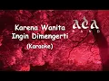 Download Lagu Ada Band - Karena Wanita Ingin Dimengerti (Original Karaoke HQ)