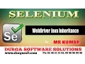 Selenium - WebDriver Java Inheritance