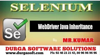 Selenium - WebDriver Java Inheritance
