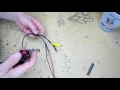 How to connect to those small backup camera power wires if you don t know how to solder