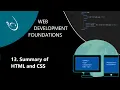 Web Development Foundations - Learn HTML CSS JavaScript