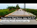Download Lagu pengecoran jalan kali PJT gabus tambun bekasi, sekitar 20an mobil molen yang akan mengisi jalan