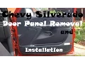 How to remove a Chevy Silverado door panel - 1999-2002