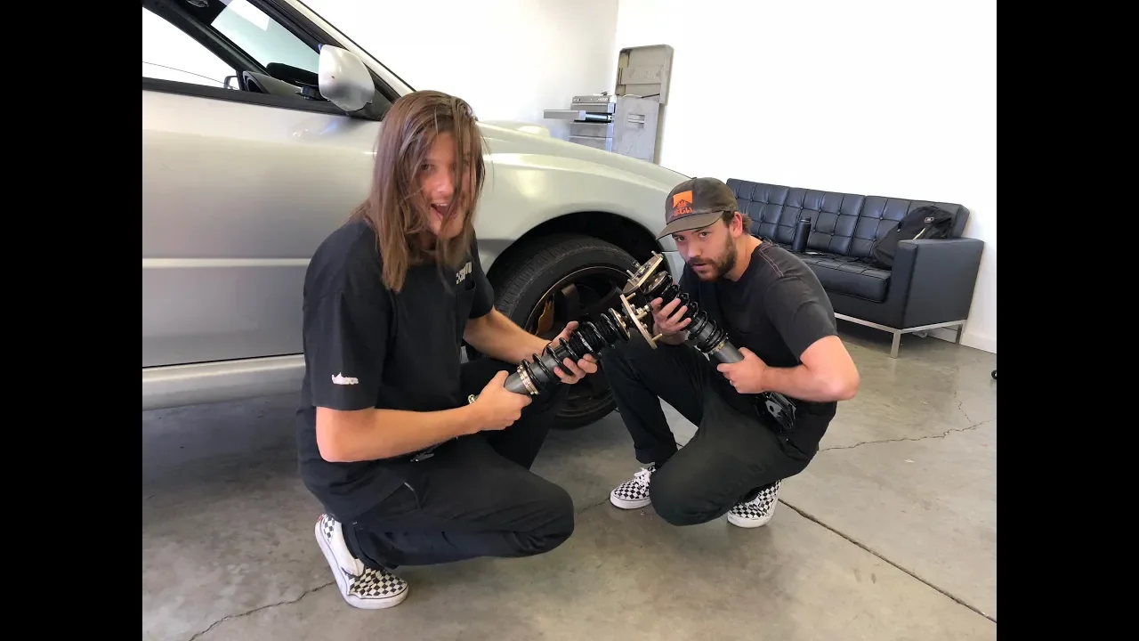 BC Racing WRX coilover install and settings.
