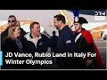 Lagu FULL ARRIVAL: JD Vance, Marco Rubio Arrive in Milan Ahead of Milano Cortina 2026 Olympics | AD1G