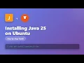install java 25 on ubuntu